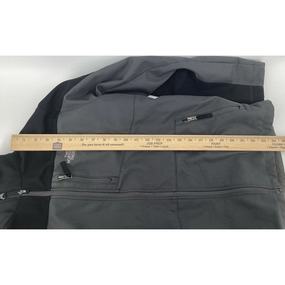 The North Face Boys XL Jacket Black Soft Shell Full Zip